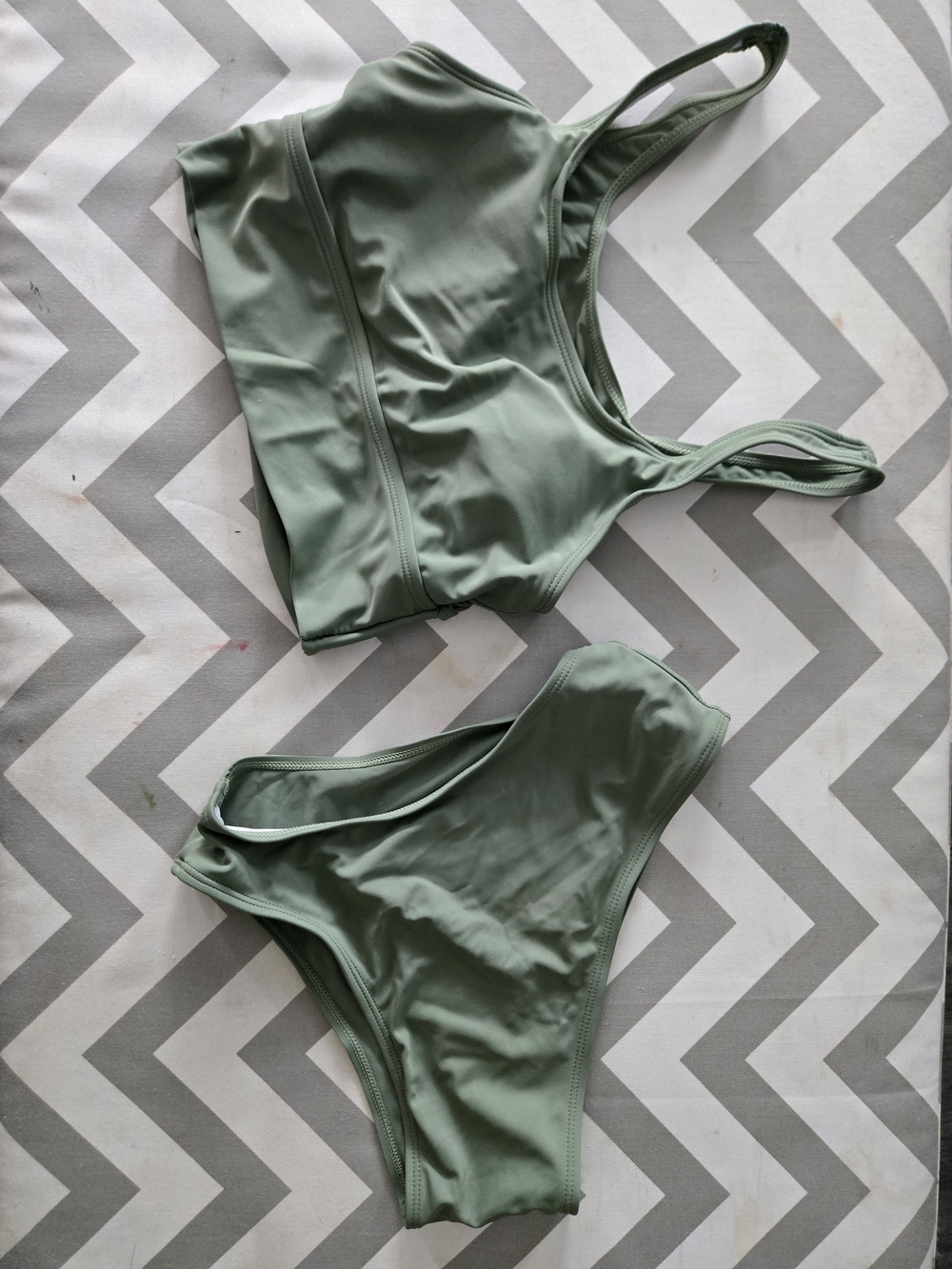 Tano Olive Green Two-Piece Swim Bikini Set
